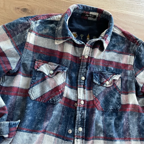 Women’s Flannel 100% Cotton Snap Buttons - Picture 5 of 6